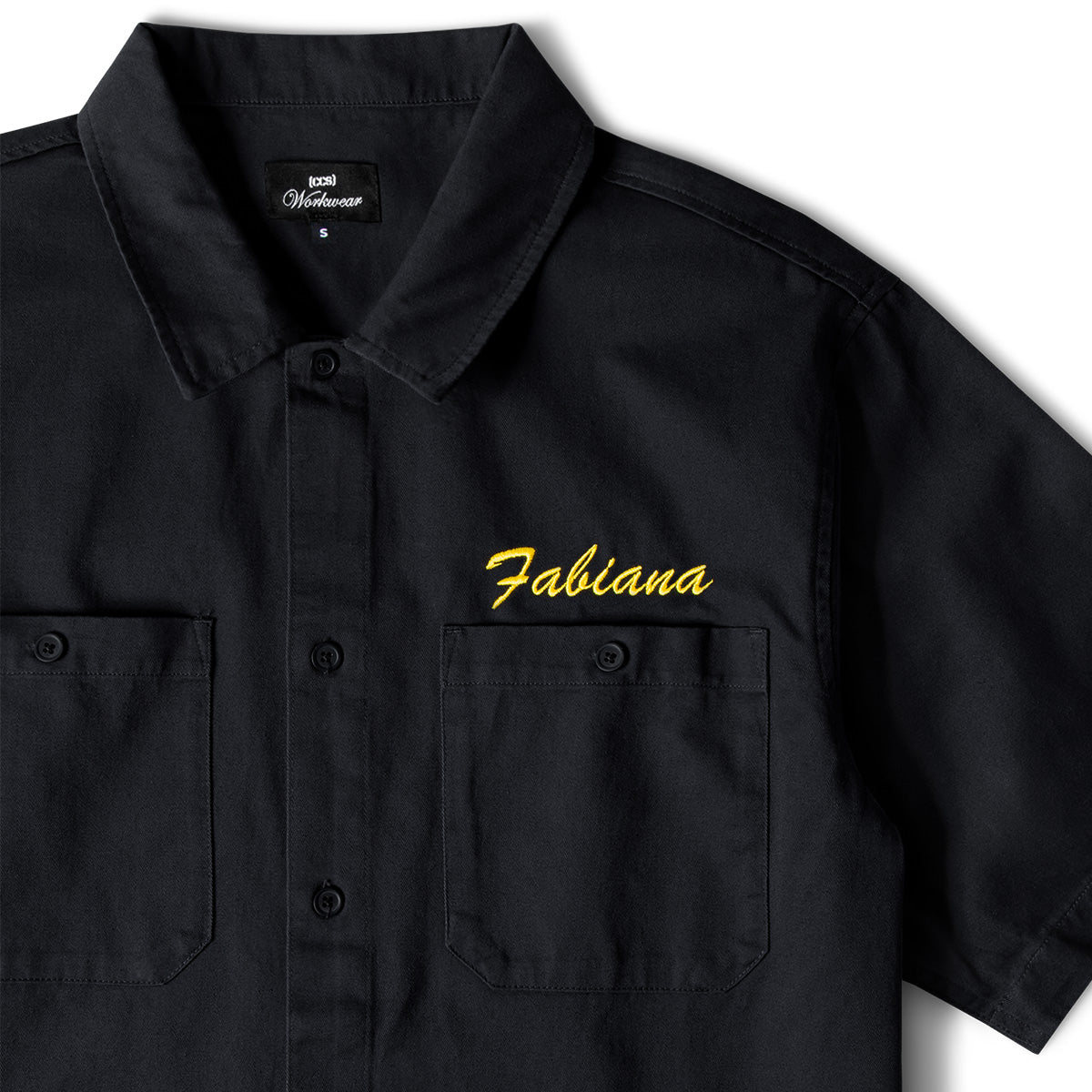 CCS Custom Embroidered Work Shirt - Black image 3