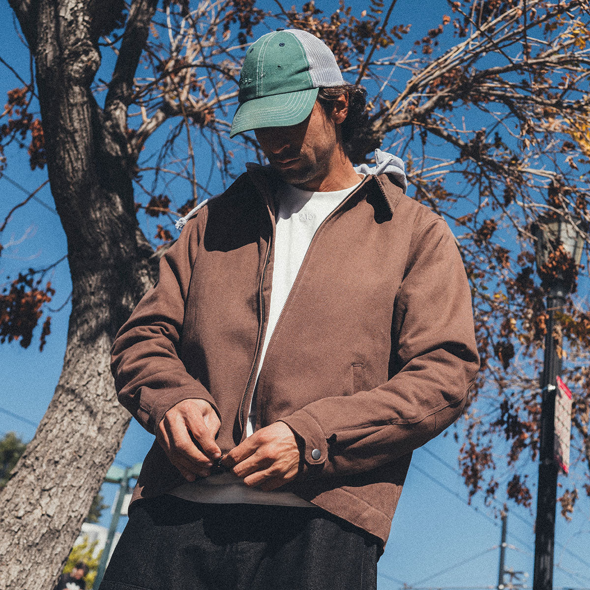 CCS Heavy Canvas Insulated Work Jacket - Brown image 2