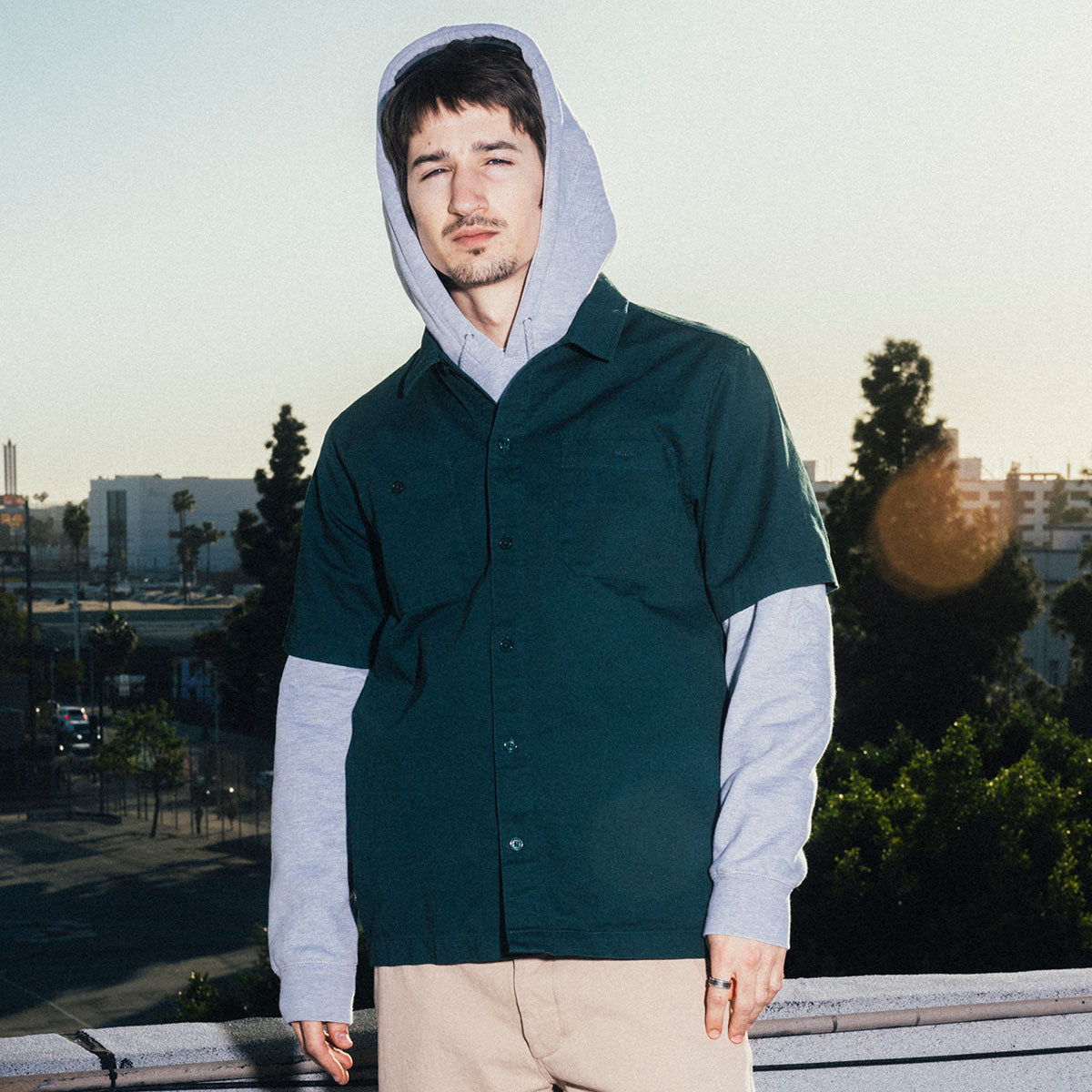 CCS Heavy Cotton Work Shirt - Hunter Green image 2