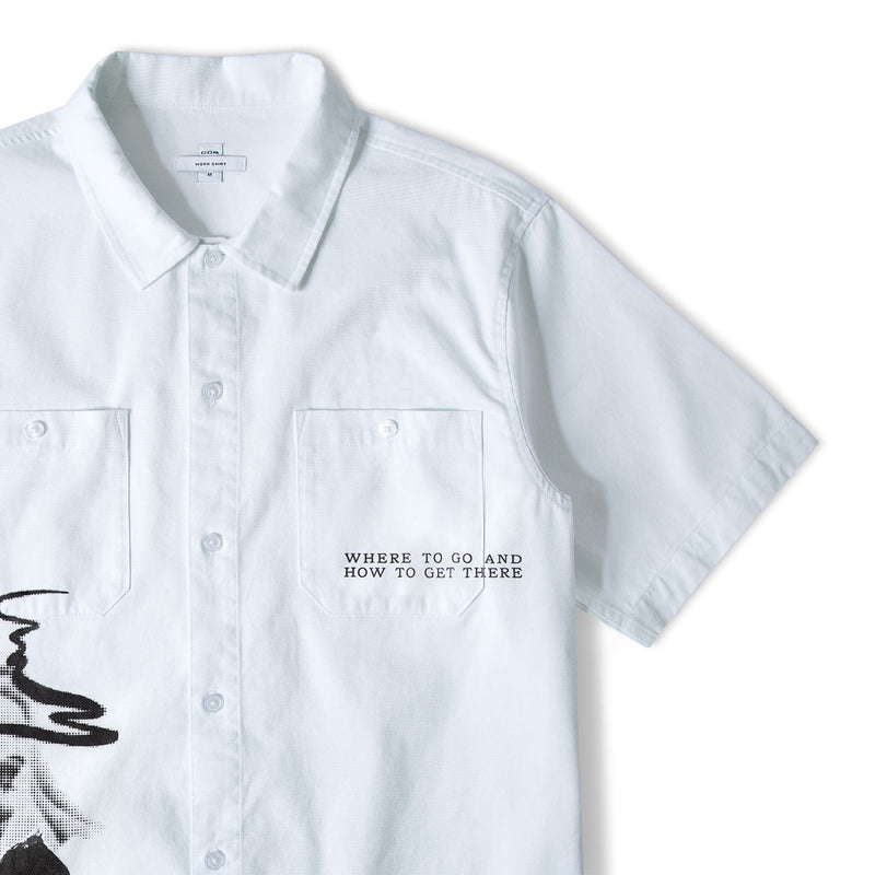 CCS x Zanereti Where to Go Shirt - White