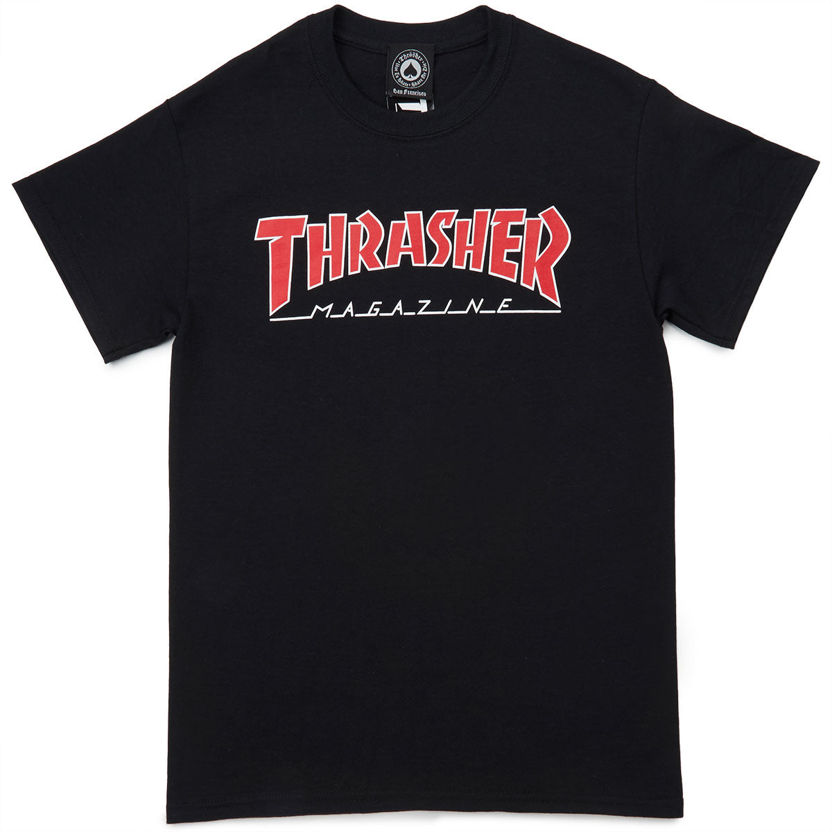 Red white and blue thrasher cheap shirt