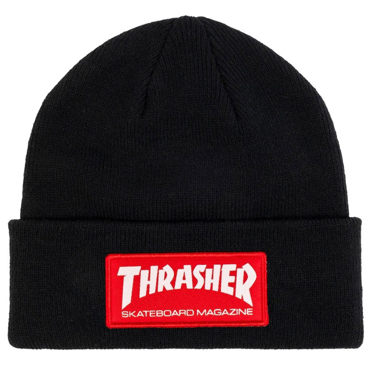 Thrasher Skate Mag Patch Beanie - Black image 1