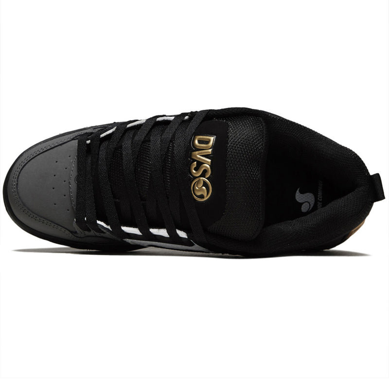 DVS Comanche Shoes - Black/White/Charcoal Nubuck