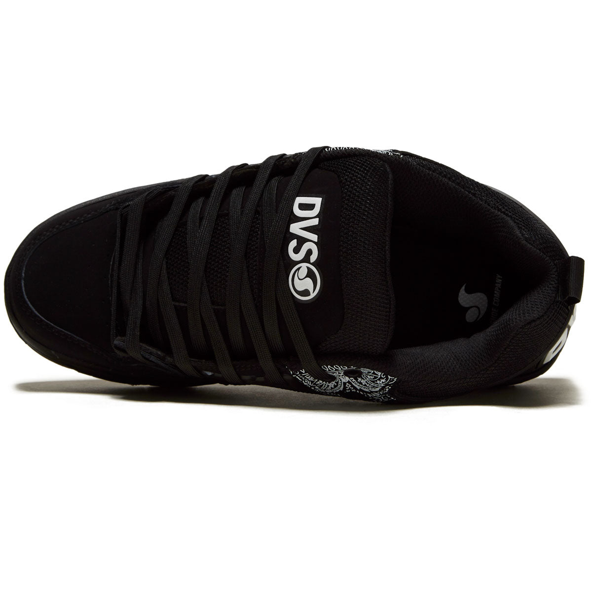 DVS Comanche Shoes - Black/White Print – CCS
