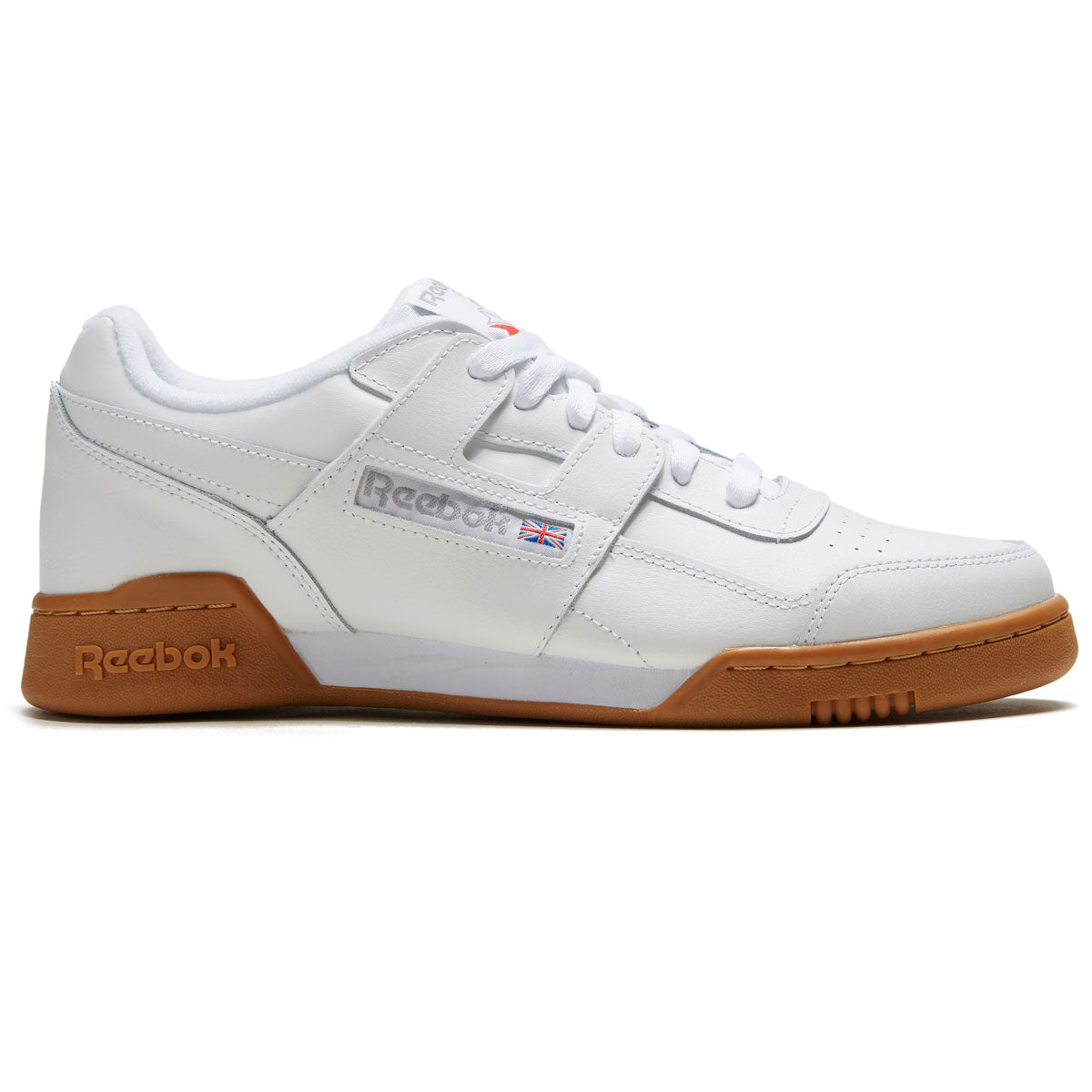 Reebok Workout Plus Shoes - White/Carbon/Classic Red/Royal/Gum – CCS