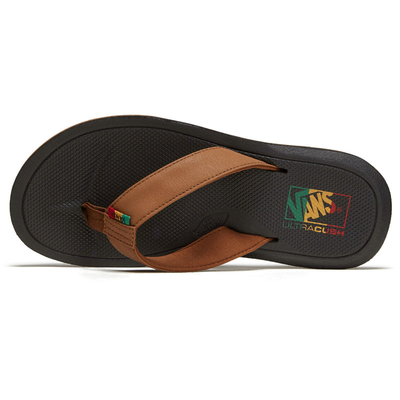 Vans Nexpa Synthetic Sandals - Dachshund/Black/Rasta
