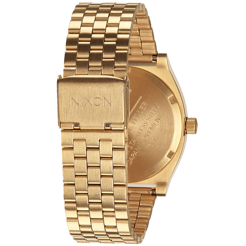 Nixon Time Teller Watch - Gold/Oxblood Sunray