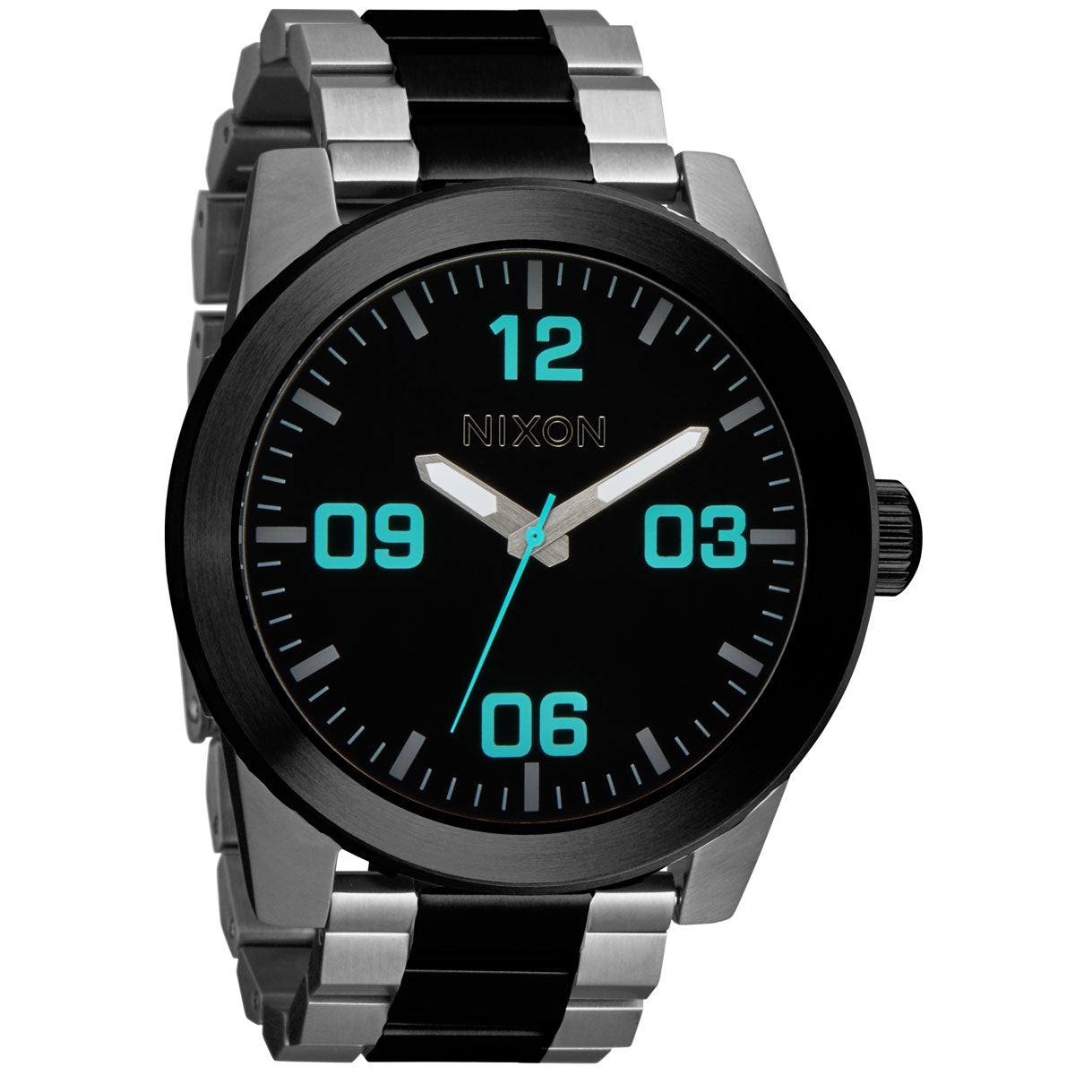Nixon Corporal SS Watch - Silver/Gunmetal image 2
