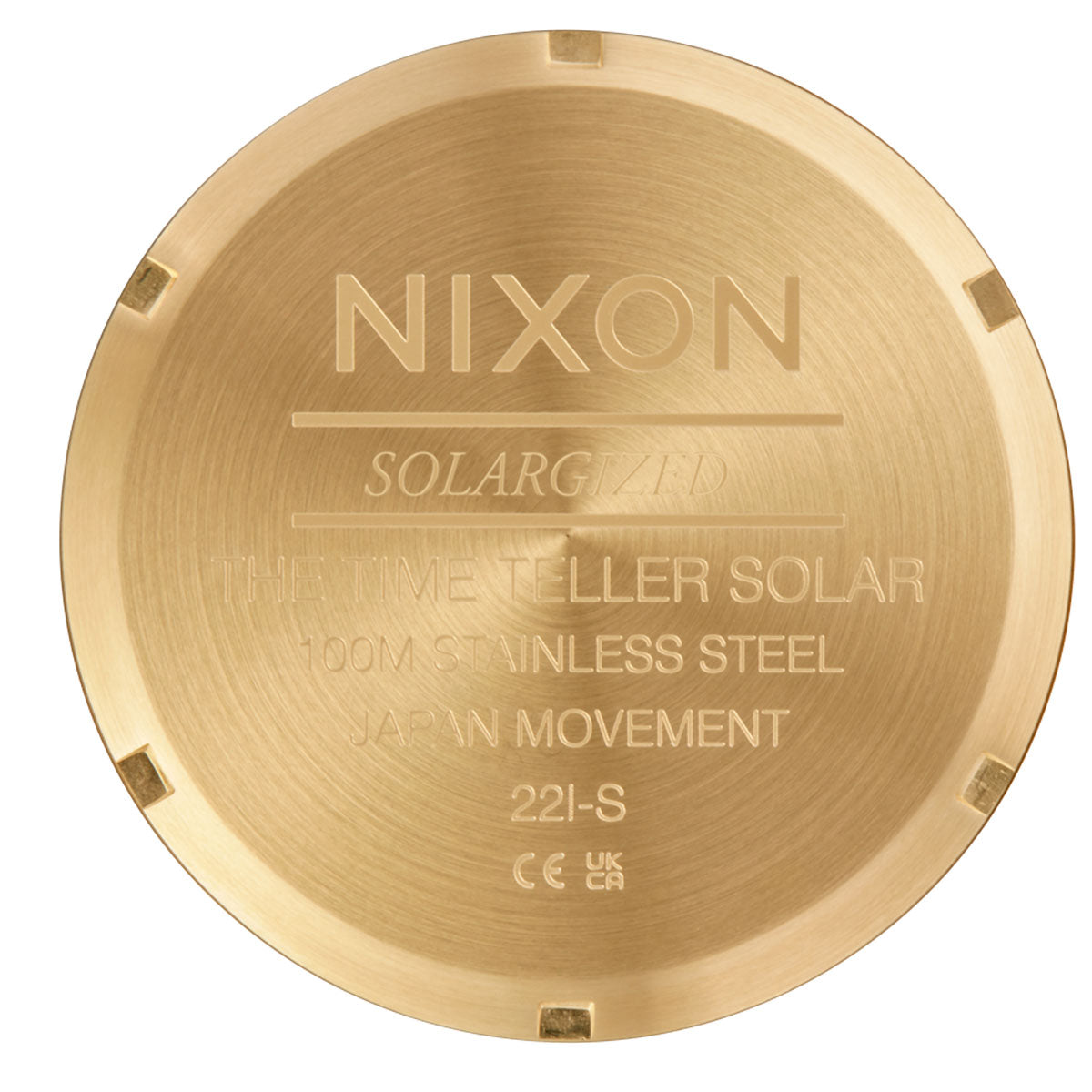 Nixon Time Teller Solar Watch - All Gold/Black image 5
