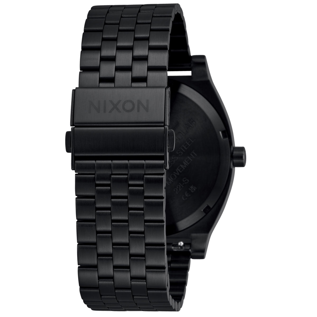 Nixon Time Teller Solar Watch - All Black/White image 2
