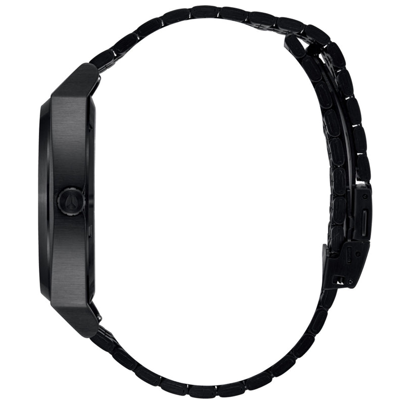 Nixon Time Teller Solar Watch - All Black/White