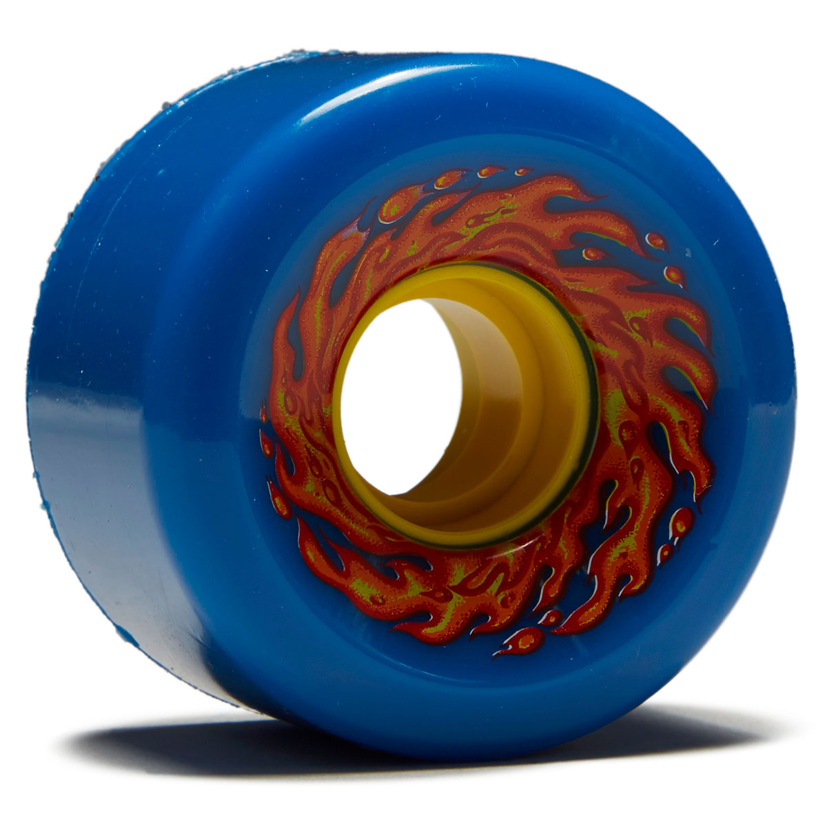 Slime Balls Flame OG Slime 78A Skateboard Wheels - Blue - 60mm