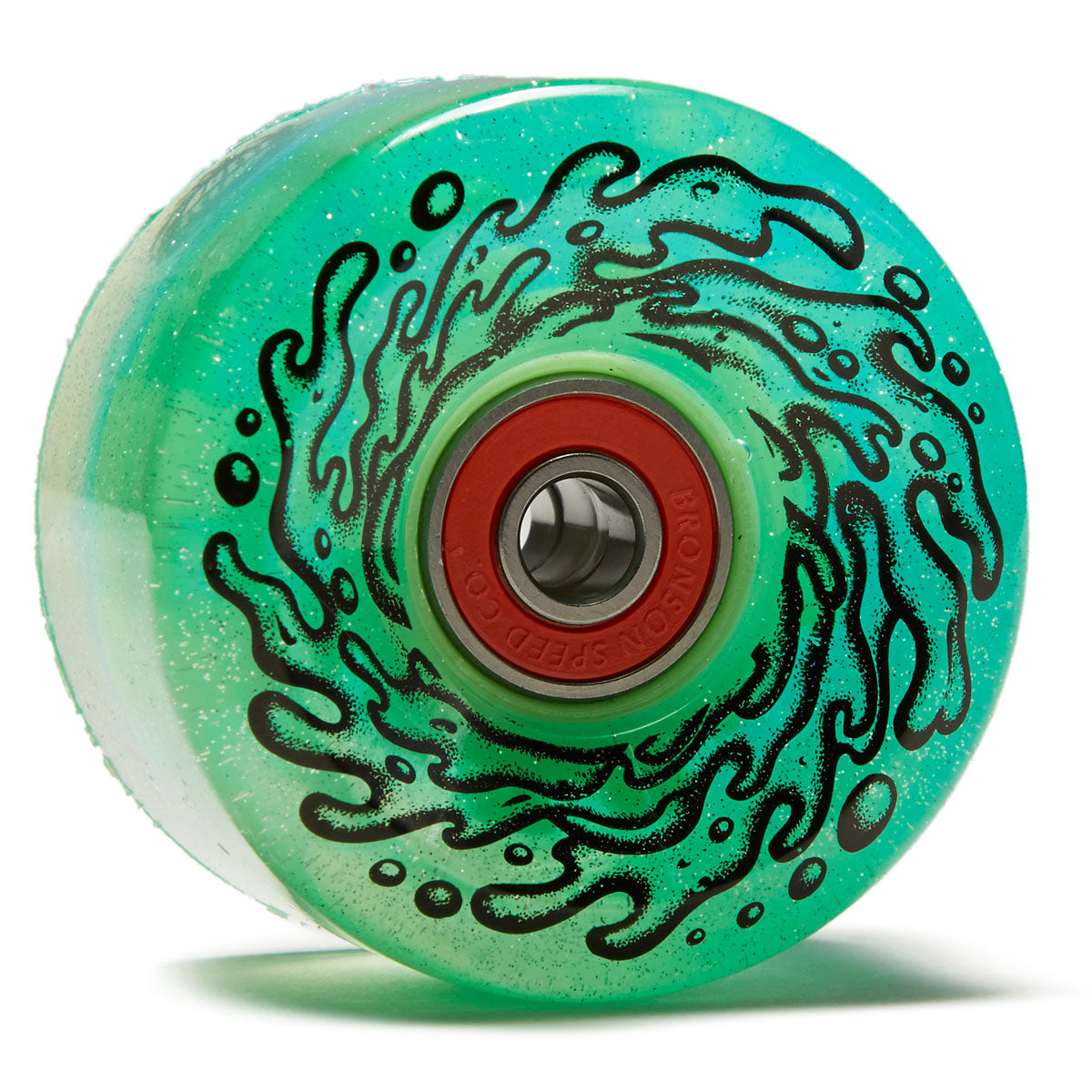 Slime Balls Light Ups OG Slime 78a Skateboard Wheels - Blue/Green Glit – CCS