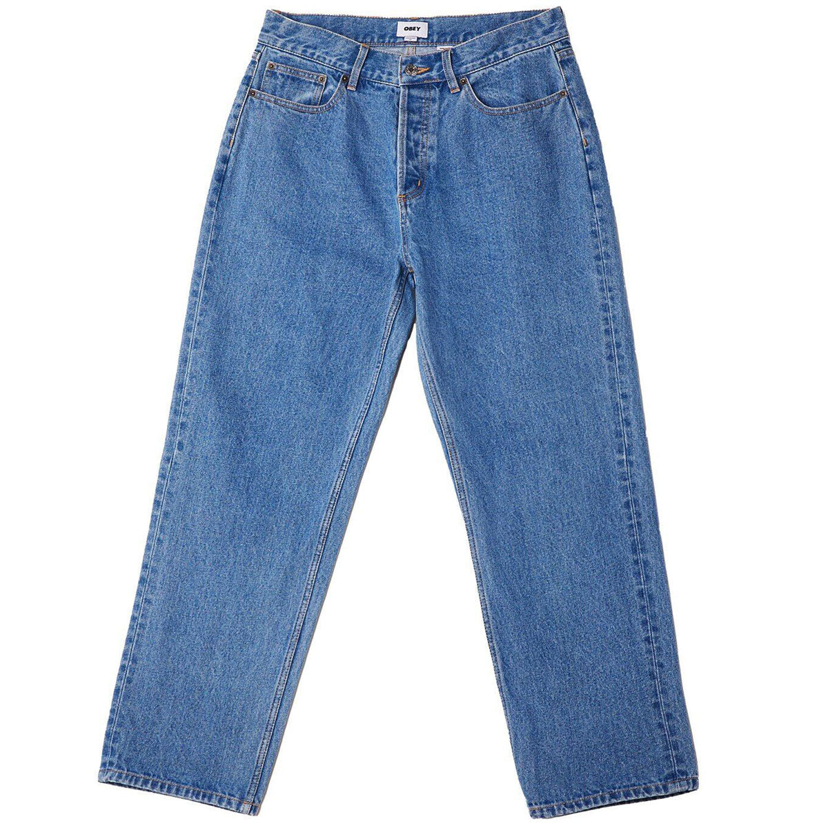 Obey Hardwork Denim Jeans - Light Indigo image 4