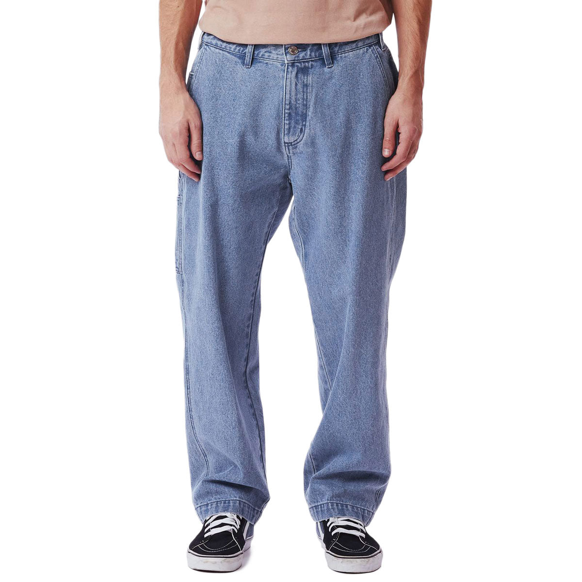Obey Organic Hardwork Carpenter Jeans - Light Indigo image 1