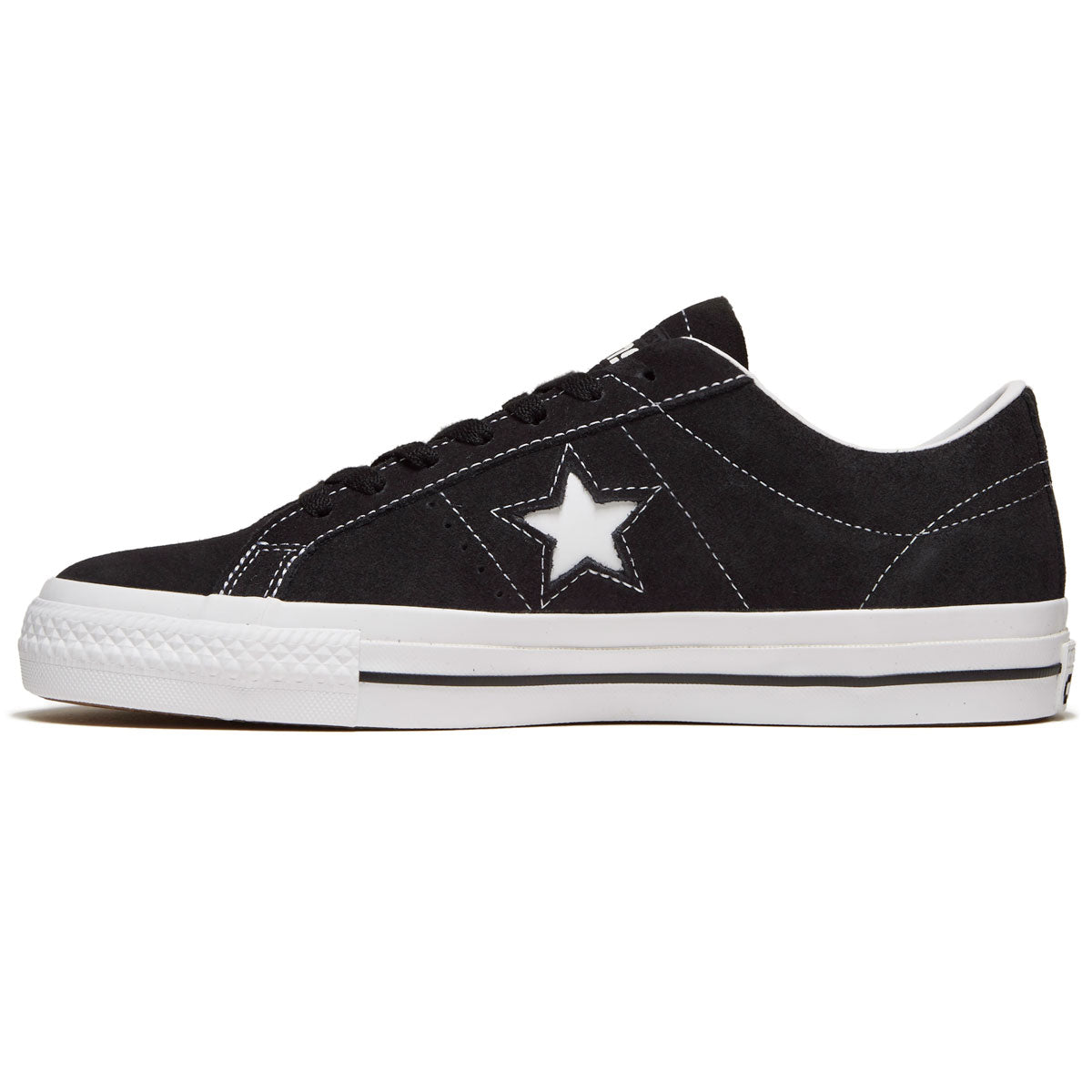 landen Verval thema Converse One Star Pro Ox Shoes - Black/Black/White – CCS