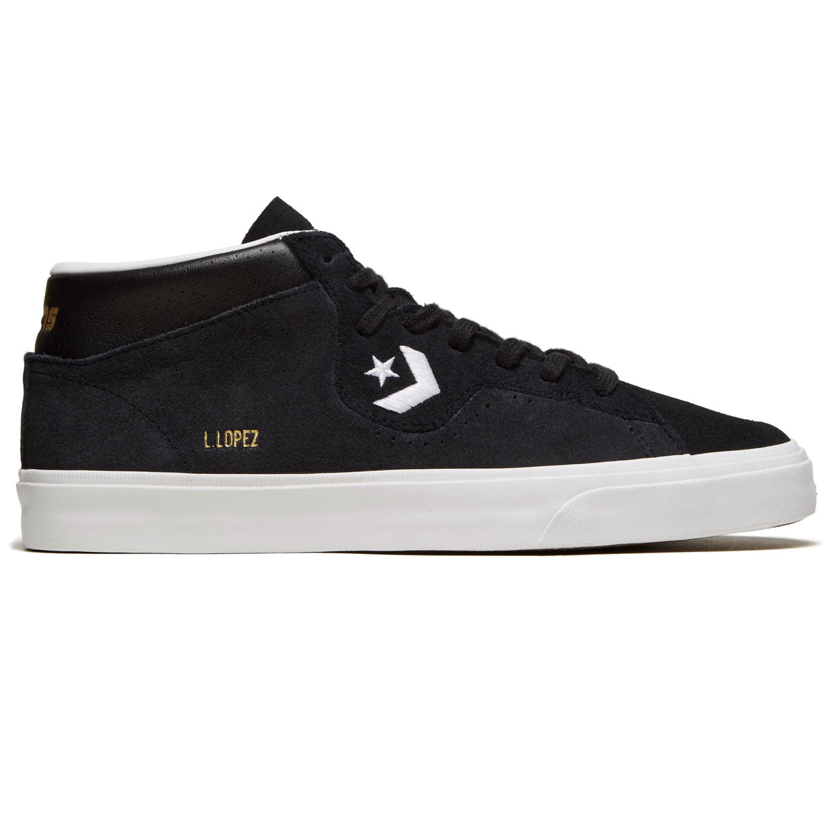 Converse Louie Lopez Pro Mid Shoes - Black/Black/White – CCS