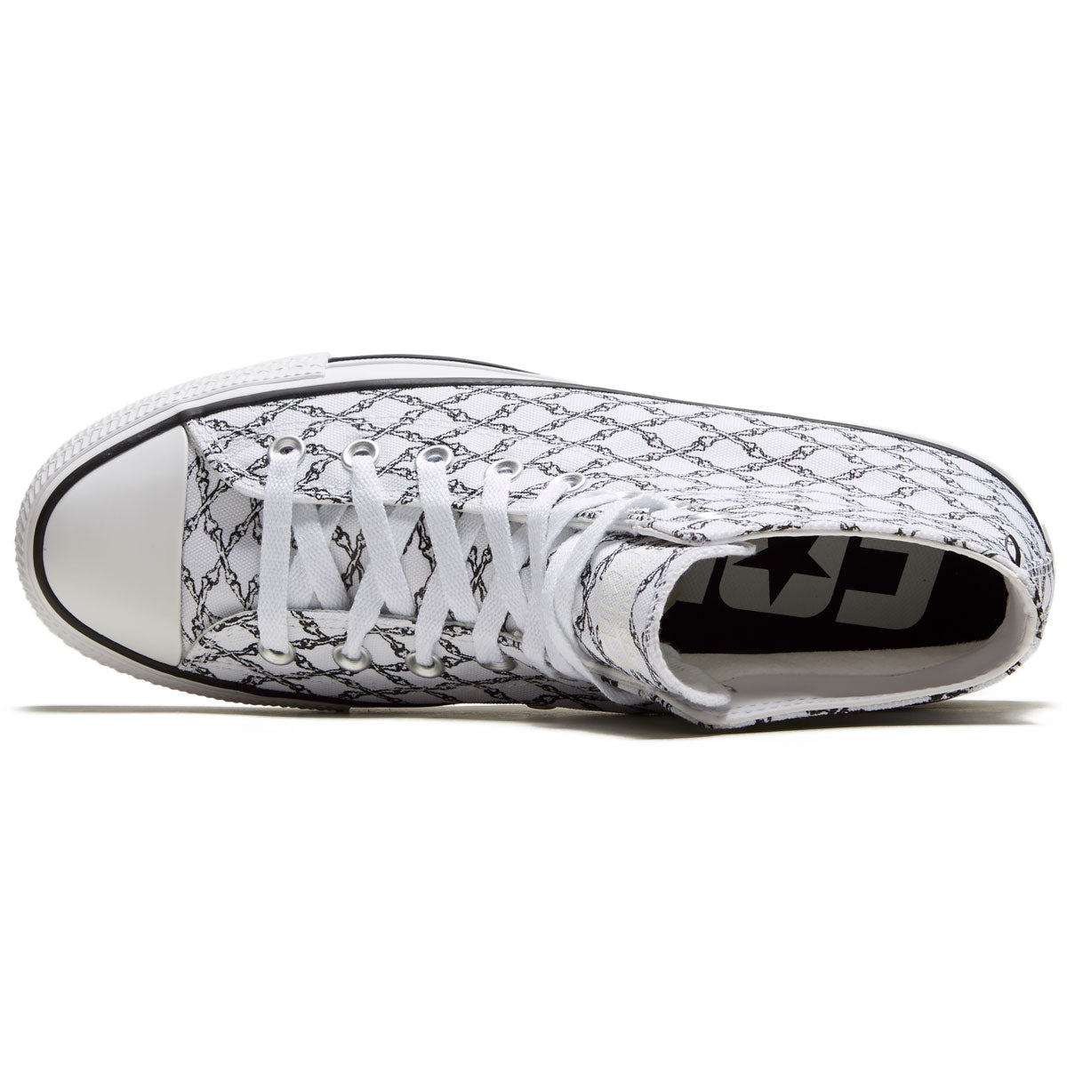 Converse Chuck Taylor All Star Pro Hi Shoes - White/Black/White – CCS