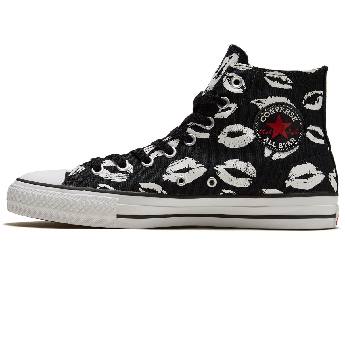 Taylor All Star Pro Lips Shoes - Black/White/Red – CCS