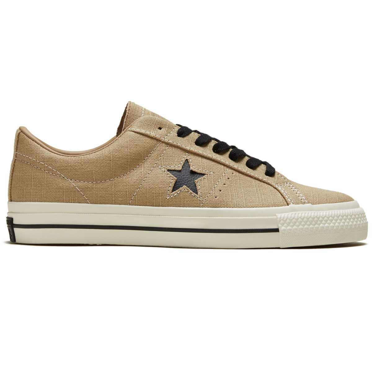 Converse One Star Pro Shoes - Nomad Khaki/Egret/Black image 1