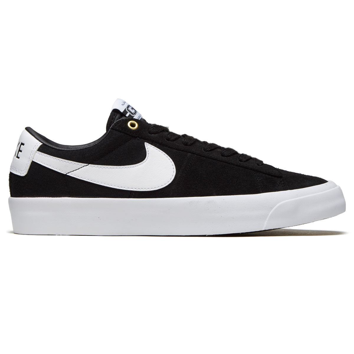 Nike SB Zoom Blazer Low Pro GT Shoes - Black/White/Black/Gum Light Brown image 1