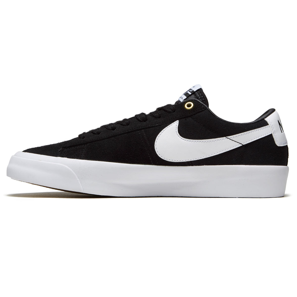 Nike SB Zoom Blazer Low Pro GT Shoes - Black/White/Black/Gum Light Brown image 2