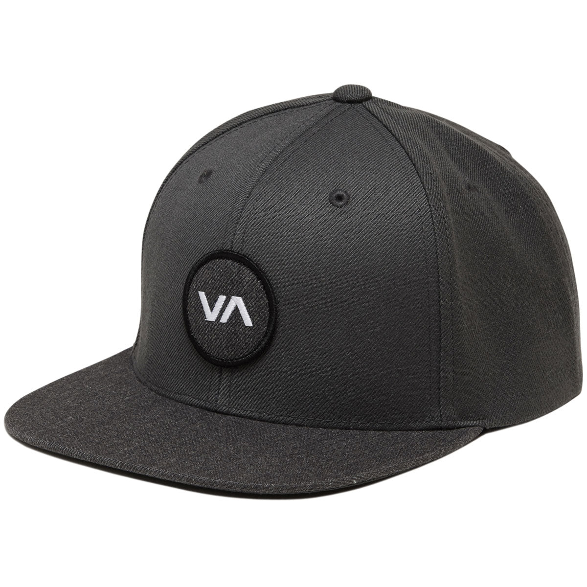 RVCA Va Patch Snapback Hat - Dark Grey image 1