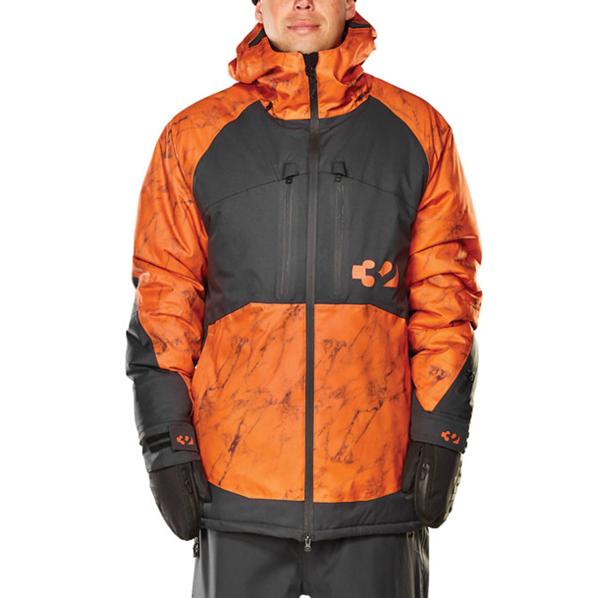 Thirty Two Lashed Insulated Snowboard Jacket - Orange – CCS