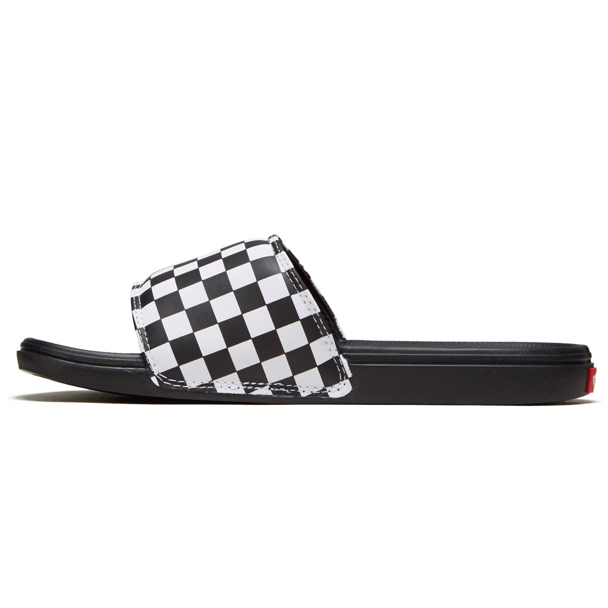 Vans La Costa Slide-on Sandals - Checkerboard True White/Black image 2