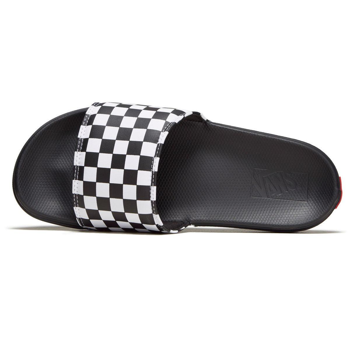 Vans La Costa Slide-on Sandals - Checkerboard True White/Black image 3