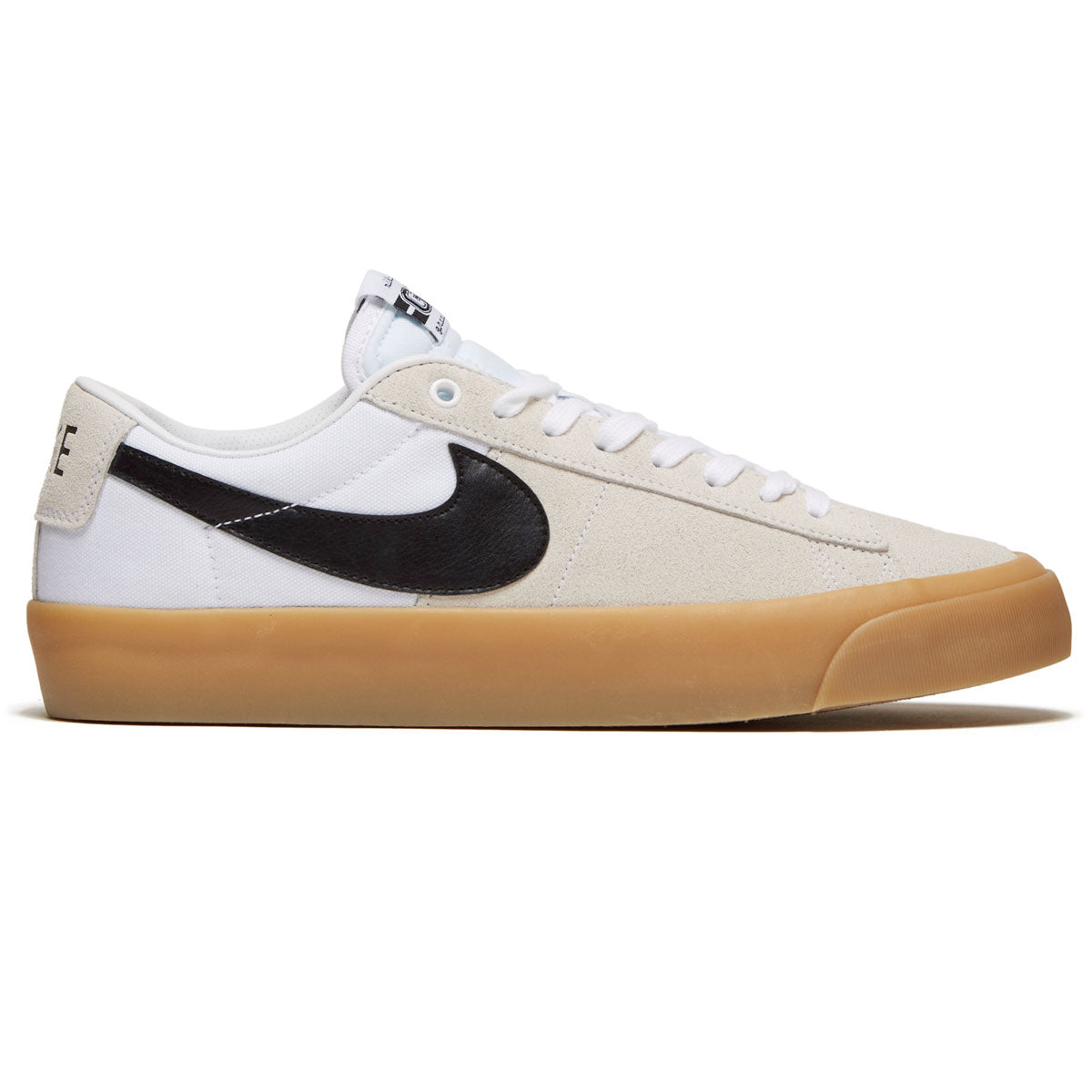 Nike SB Zoom Blazer Low Pro GT Shoes - White/Black/White/White image 1