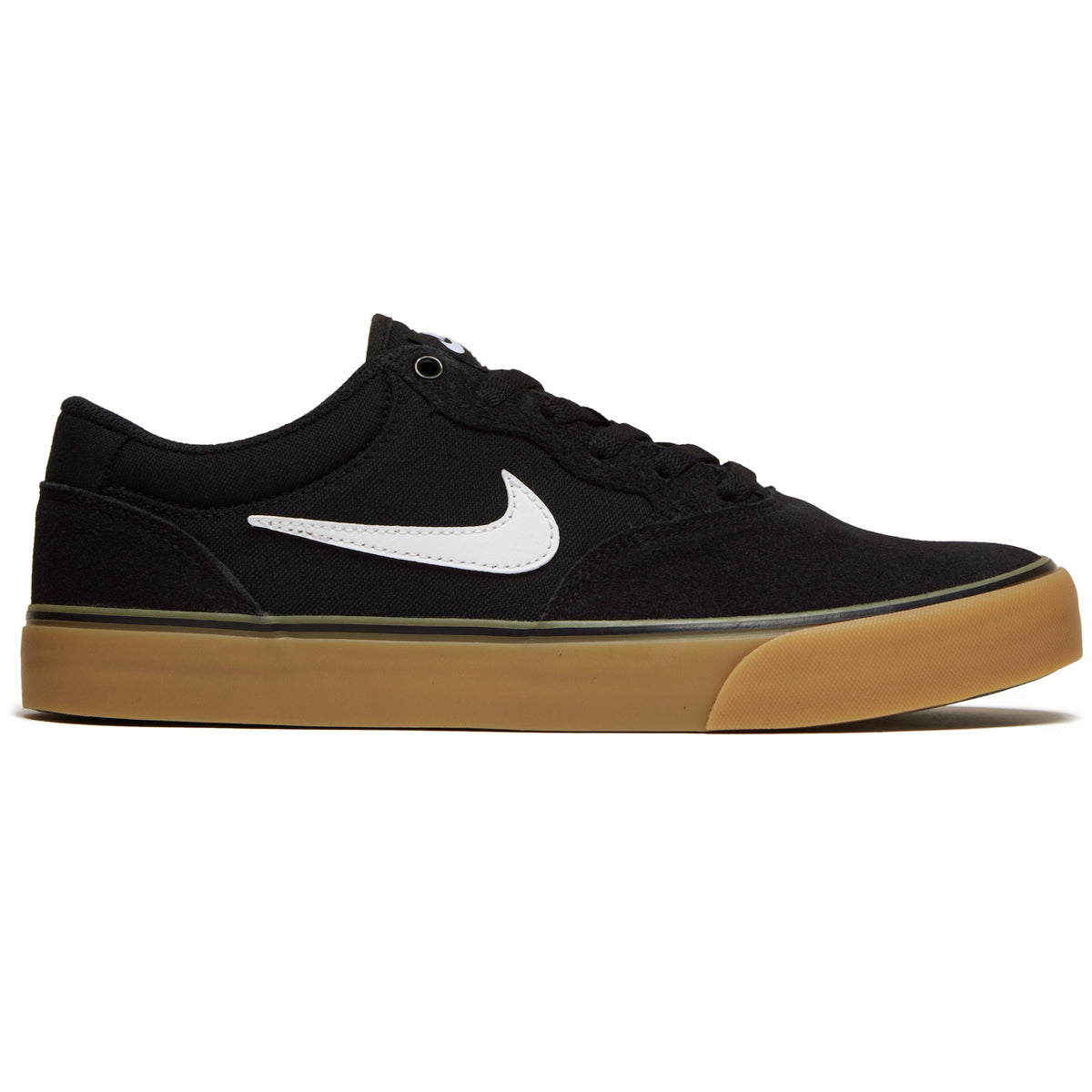 Nike SB Chron 2 Shoes - Black/White/Black/Gum Light Brown image 1