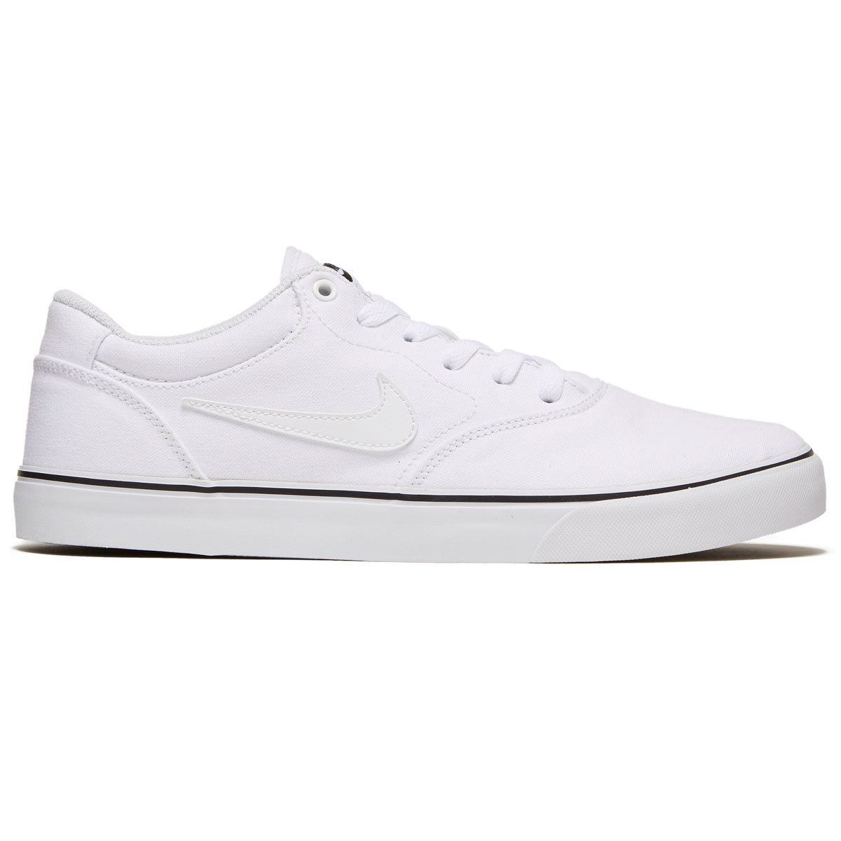 vacío pensión Descolorar Nike SB Chron 2 Canvas Shoes - White/White/White – CCS