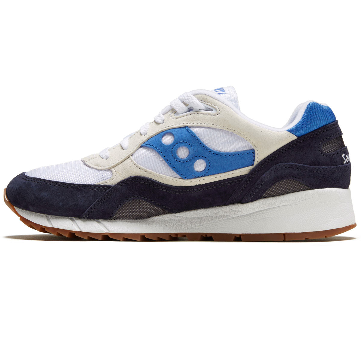 Saucony Shadow 6000 Shoes - White/Navy/Blue – CCS