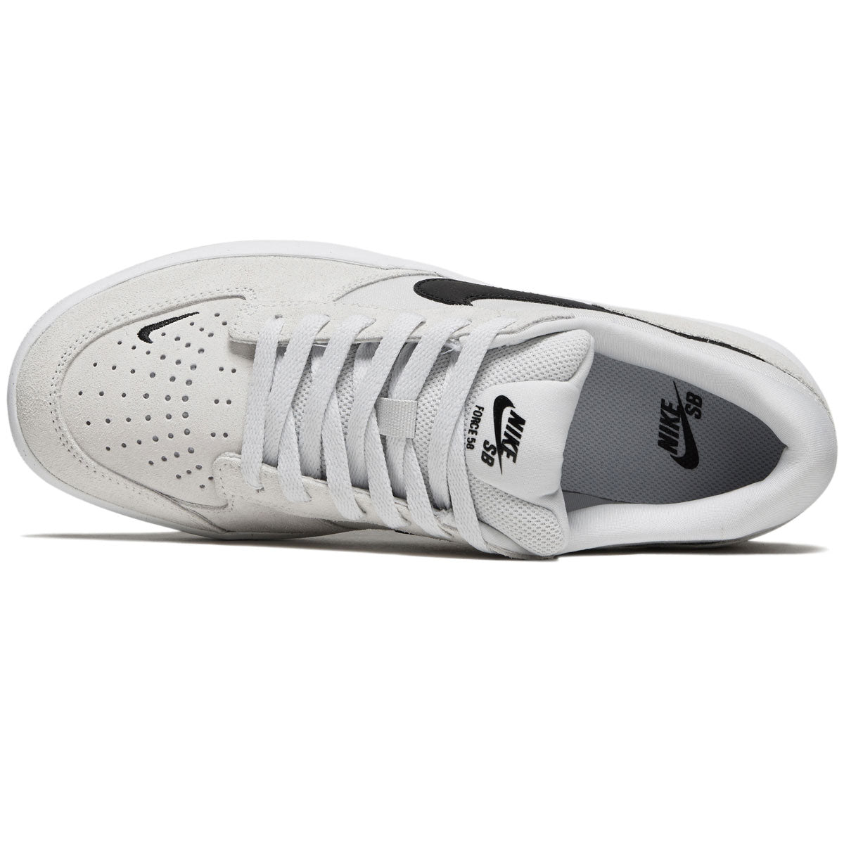 Nike SB Force 58 Shoes - Photon Dust/Black/Photon Dust/White image 3