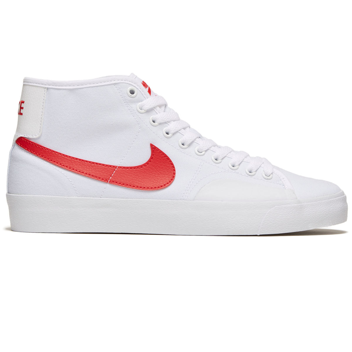 Nike SB Blazer Court Mid Shoes - White/University Red/White – CCS