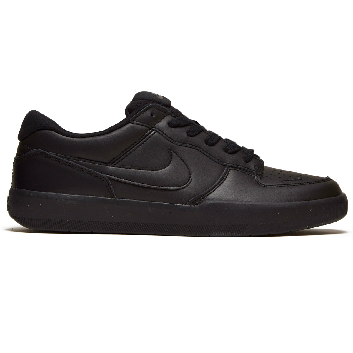 Nike SB Force 58 Premium Leather Shoes - Black/Black/Black/Black – CCS