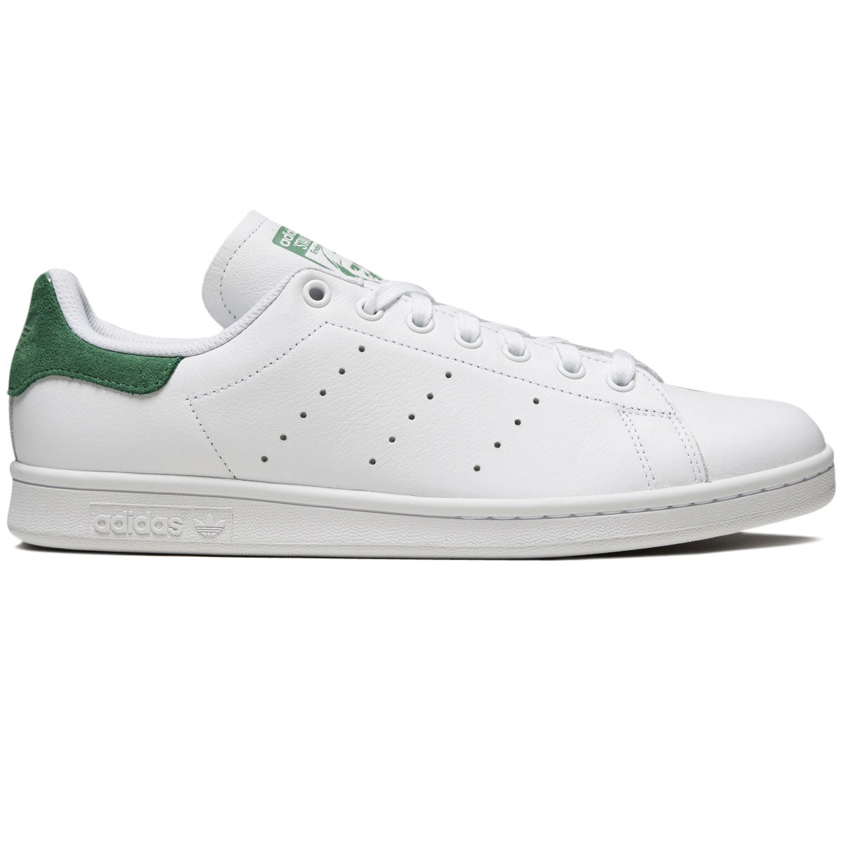 Adidas Stan Smith Adv Shoes - White/White/Green – CCS