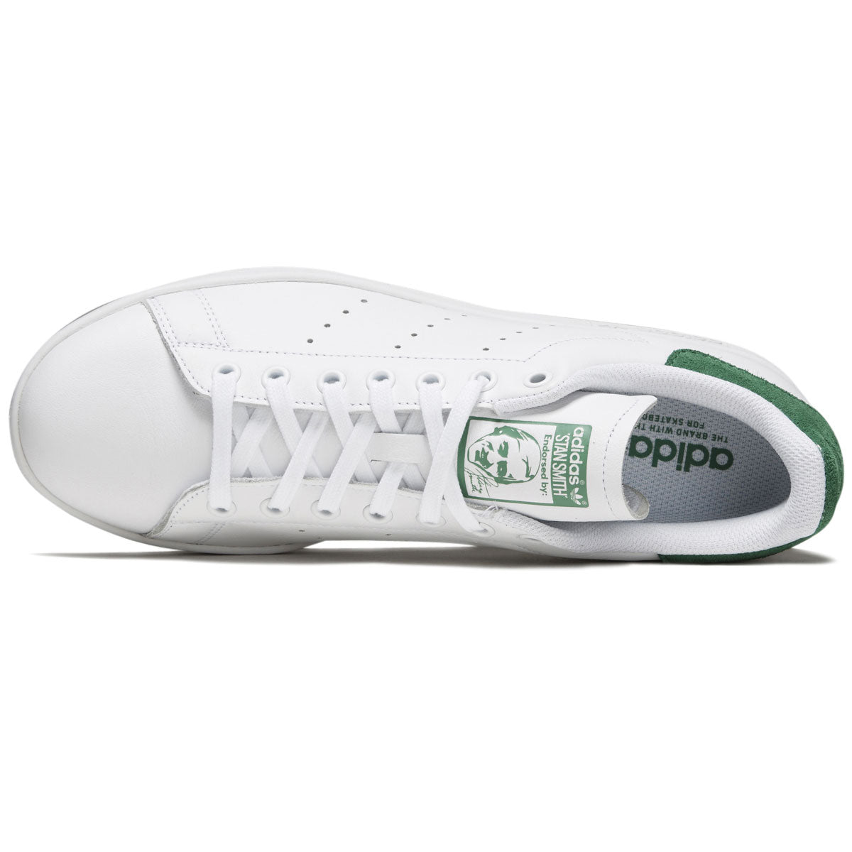 Adidas Stan Smith Adv Shoes - White/White/Green – CCS