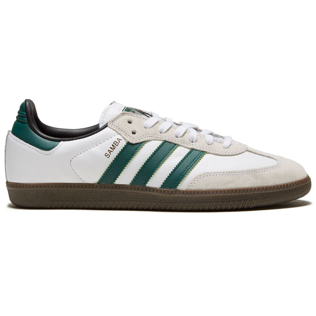 Adidas Samba Adv Shoes - White/Collegiate Green/White image 1