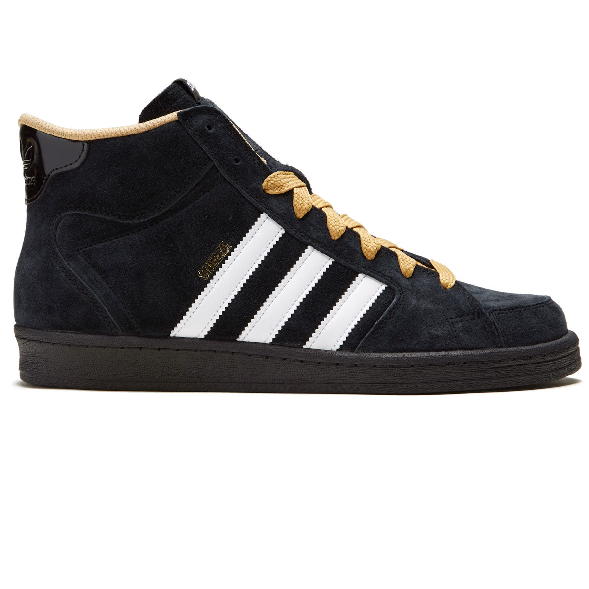 Adidas x SNEEZE Superskate Shoes - Core Black/White/Golden Beige/Core – CCS
