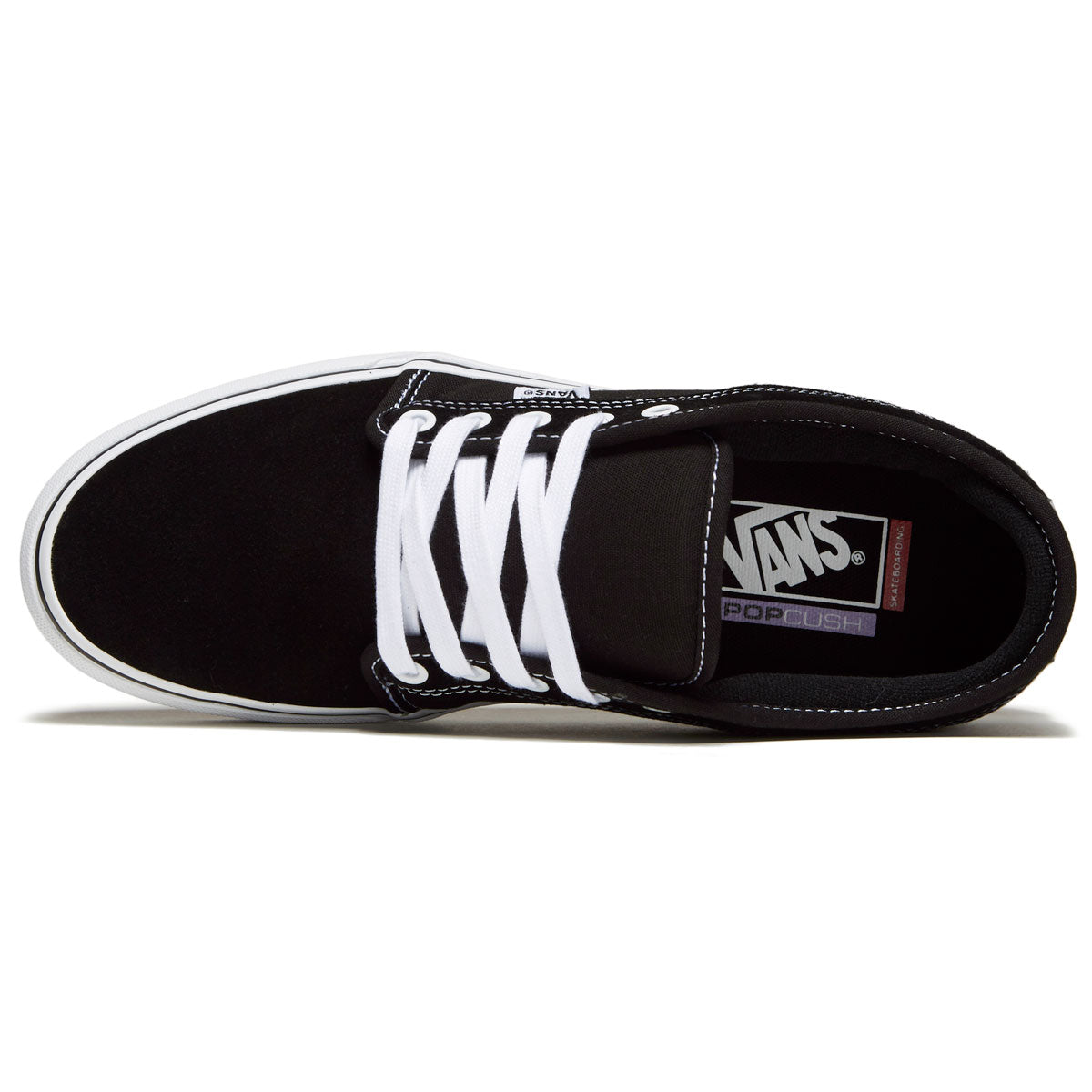 Vans Skate Chukka Low Shoes - Black/White, – CCS