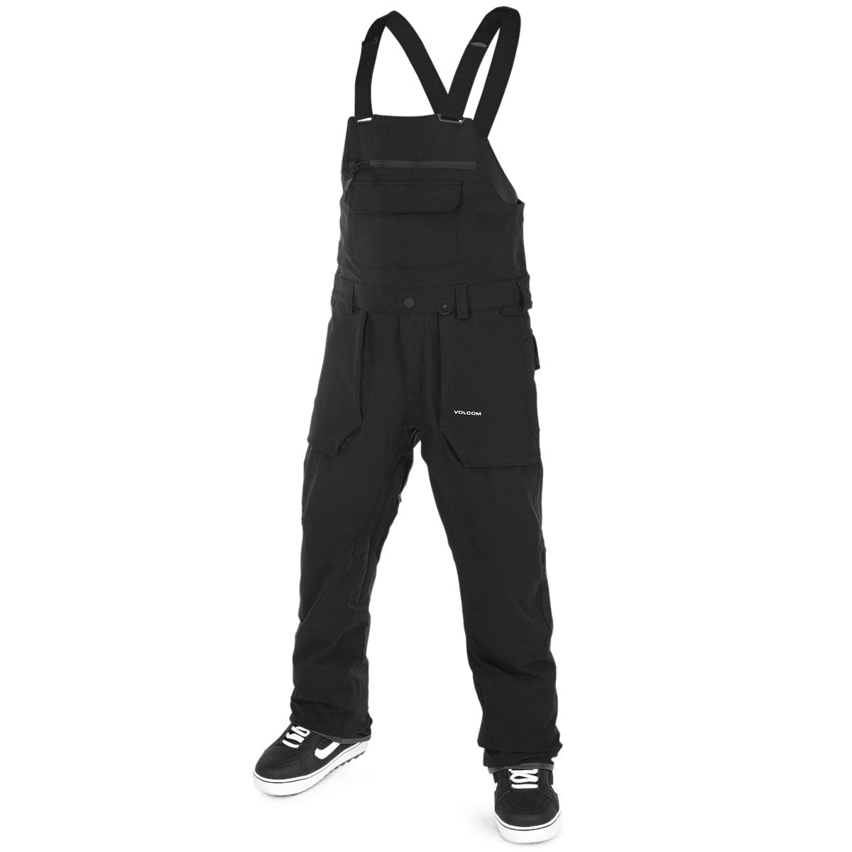 Volcom Roan Bib Overall Snowboard Pants - Black image 1