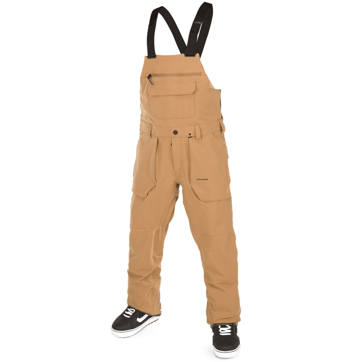 Volcom Roan Bib Overall Snowboard Pants - Caramel image 1