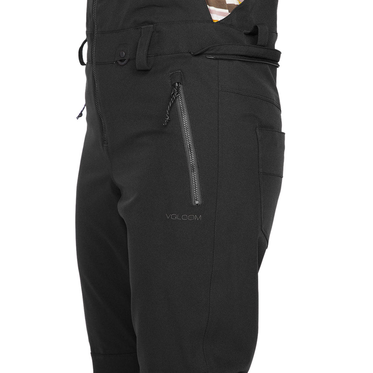 Volcom Womens Swifts Bib Overall Snowboard Pants - Black image 3