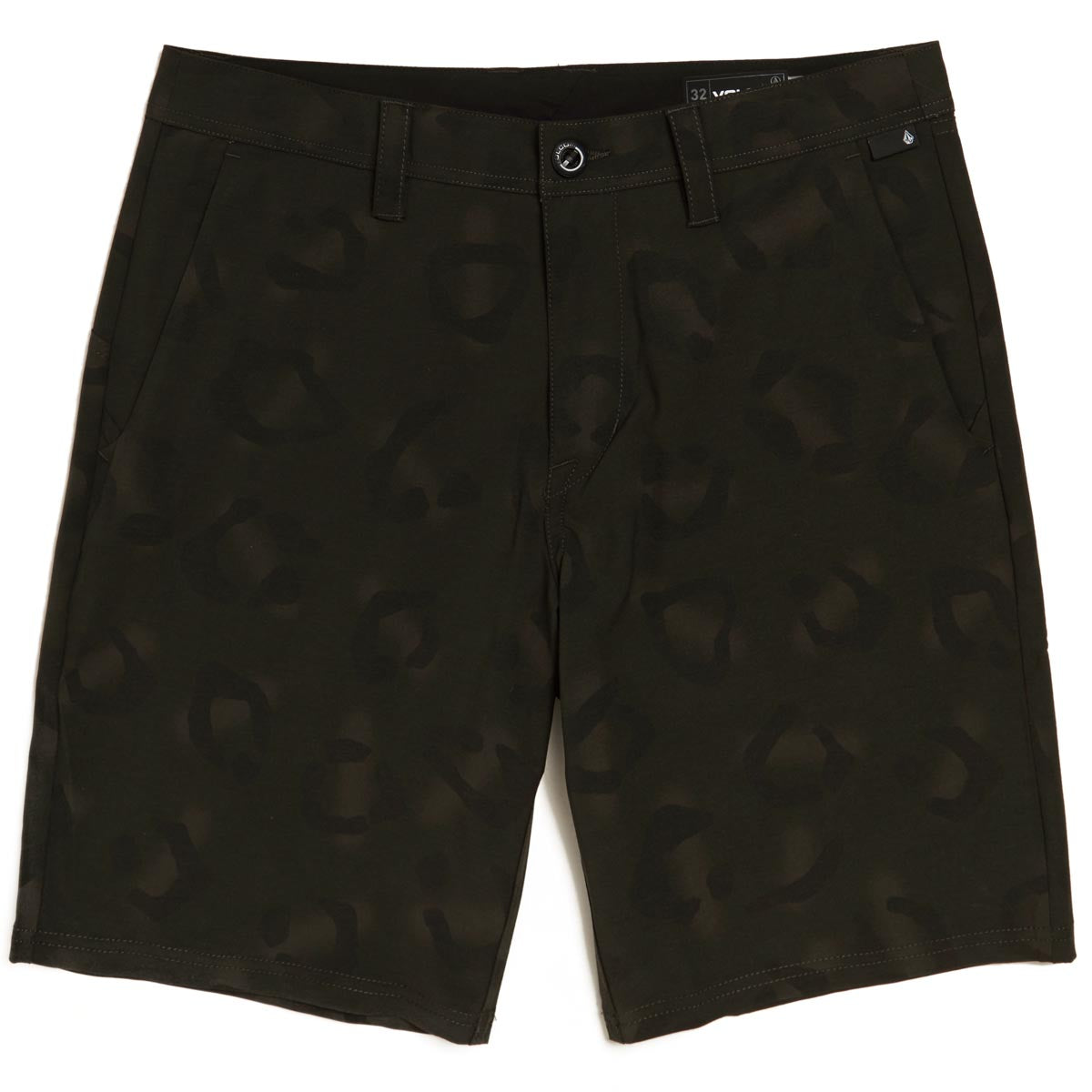 Volcom Mix Frickin Cross Shred 20 Shorts - Rinsed Black image 1