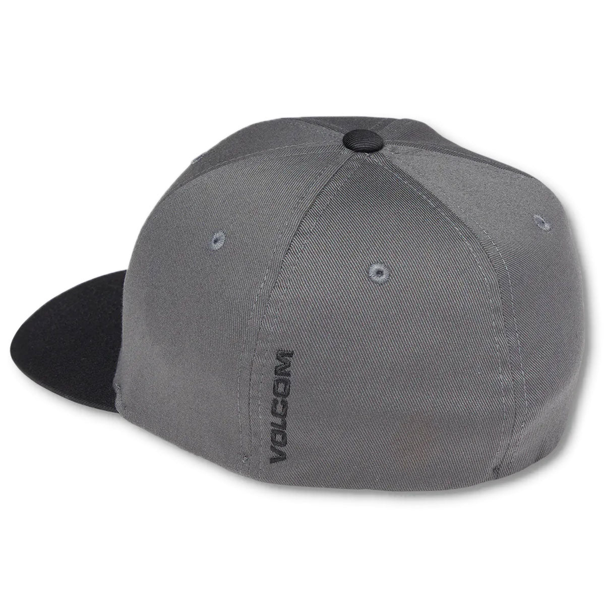 Volcom Full Stone Flexfit Hat - Asphalt Black image 2