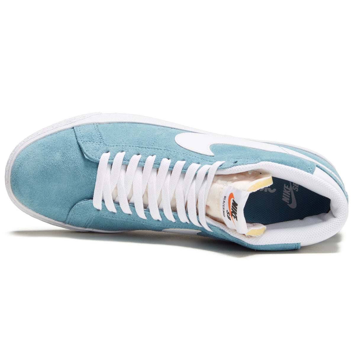 Nike SB Zoom Blazer Mid Shoes - Cerulean/White/Cerulean/White – CCS