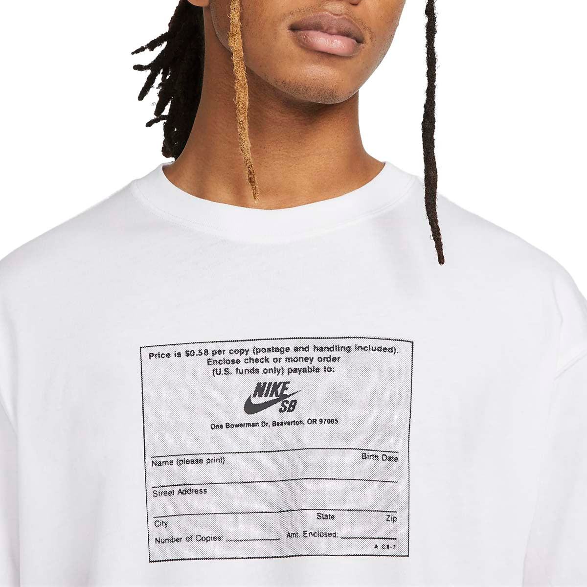 Nike SB Heritage T-Shirt - White image 3