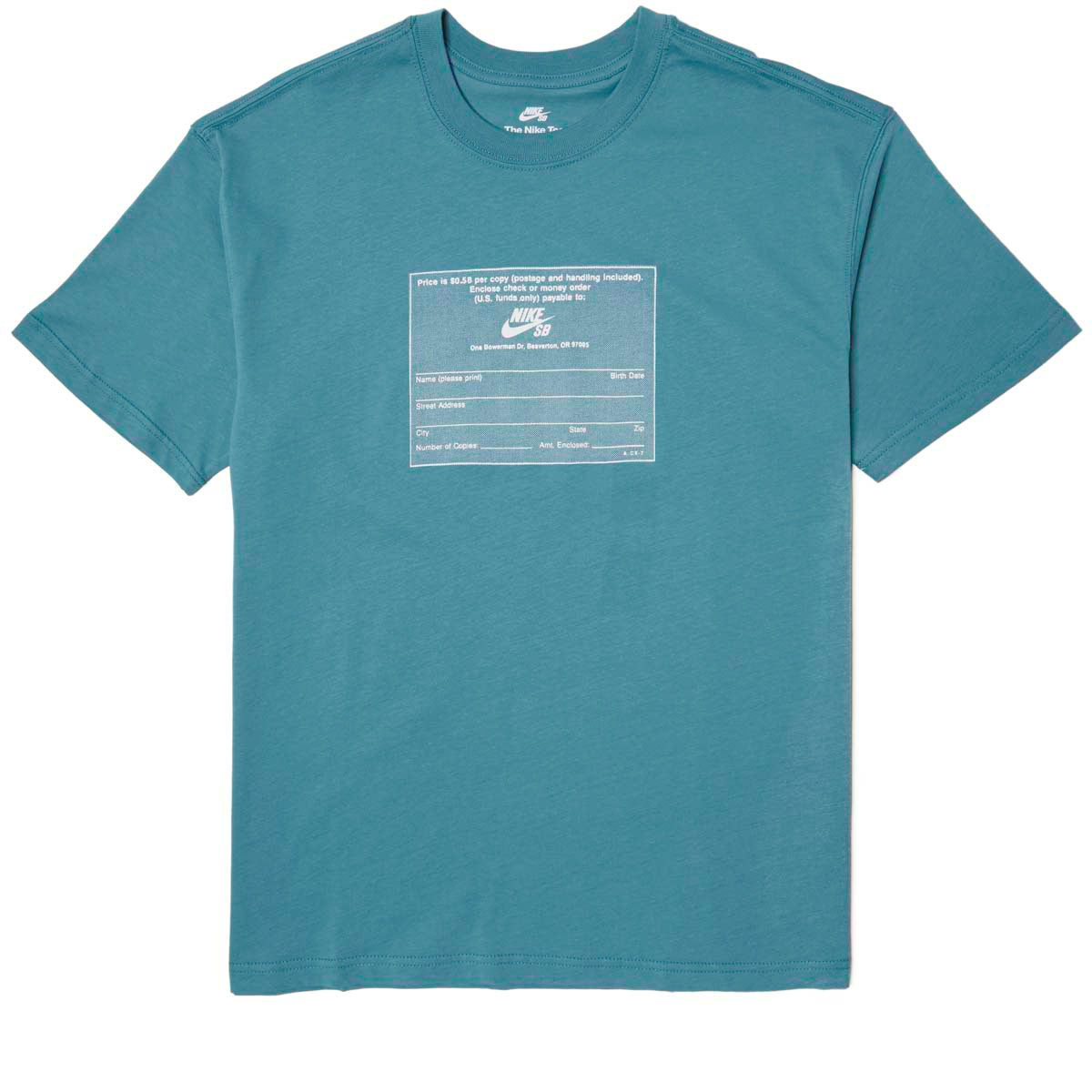 Nike SB Heritage T-Shirt - Mineral Teal – CCS